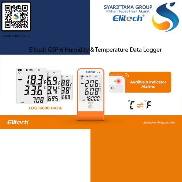 Elitech GSP-6 Humidity & Temperature Data Logger