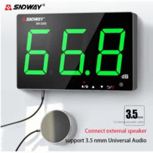 Sndway Sound Level Monitor Green Light SW-525G 30-130