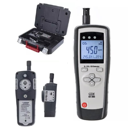 CEM GD-3803 Multiple Gas Analyzer with Temperature and Humidity