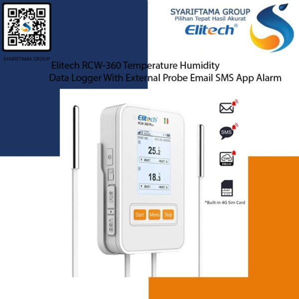 Elitech RCW-360 WiFi Temperature Humidity Data Logger