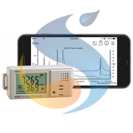 Onset HOBO MX1101 Temperature/Relative Humidity Data Logger